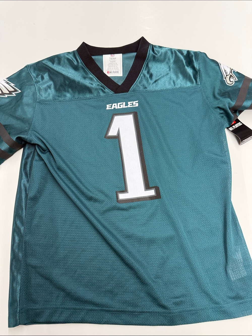 NEW NFL Eagles Hurts #1 Jersey Youth Large